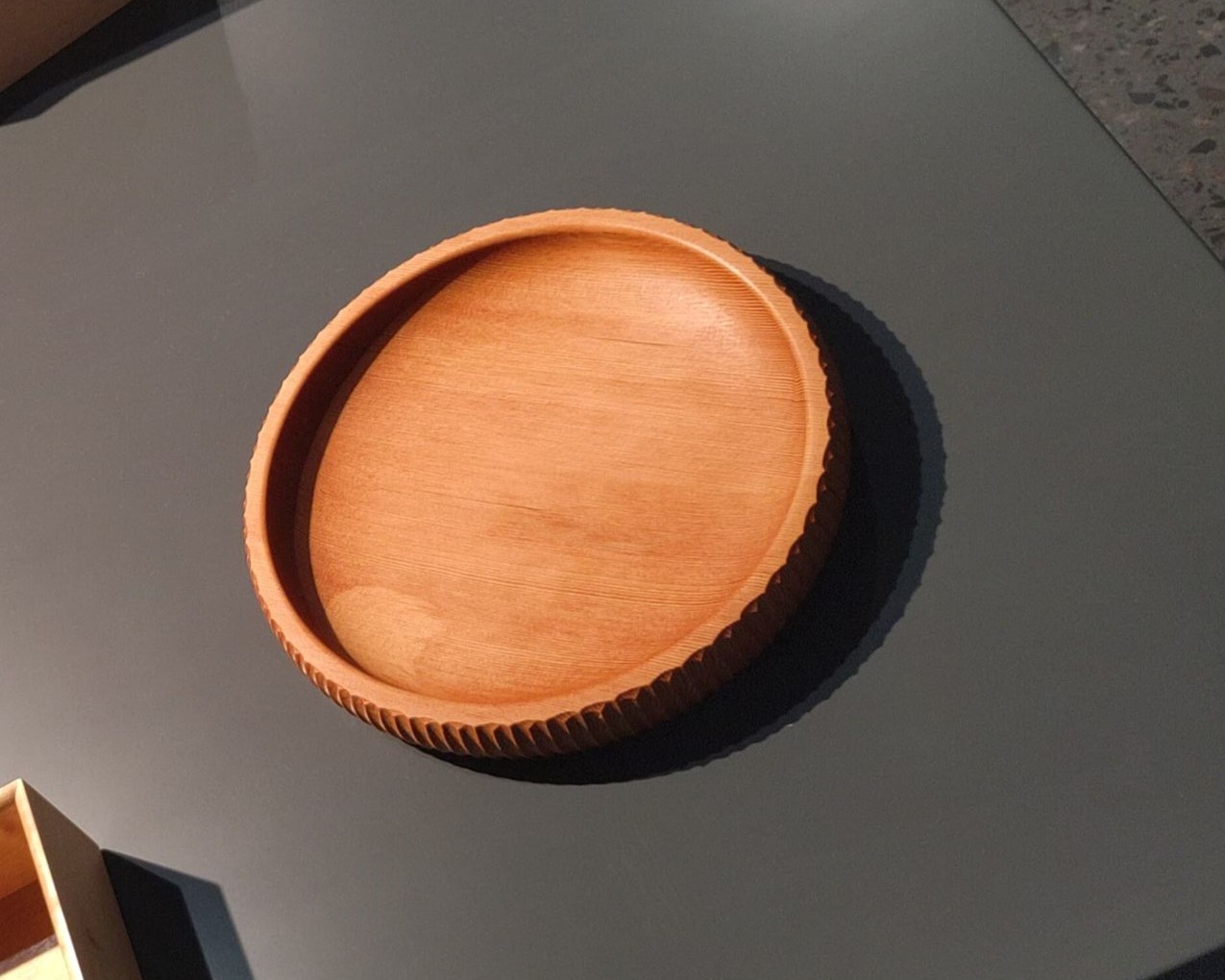 wooden platter